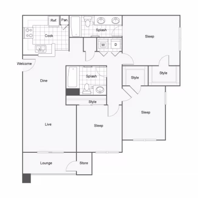 Unit 1716 0316 floor plan